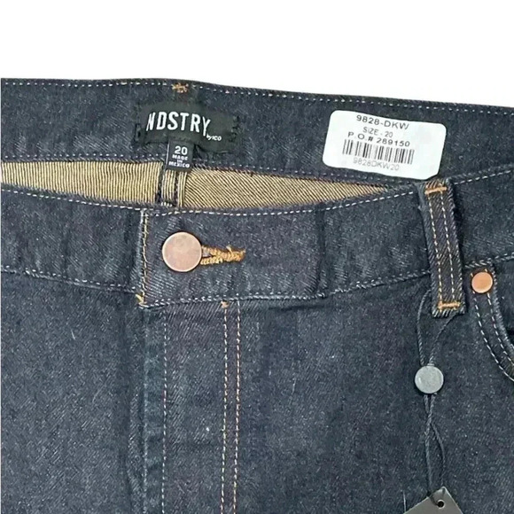 NDSTRY by ICO DARK WASH DENIM JEANS WOMEN’S Size 20 - Picture 2 of 3